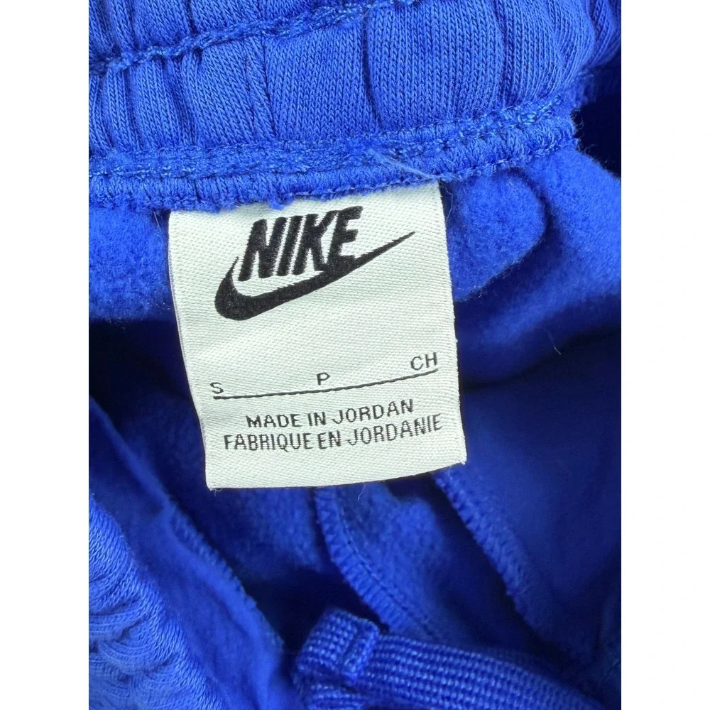 Nike Sportswear Club Fleece Kids Joggers Royal Blue Sweatpants Size Small S